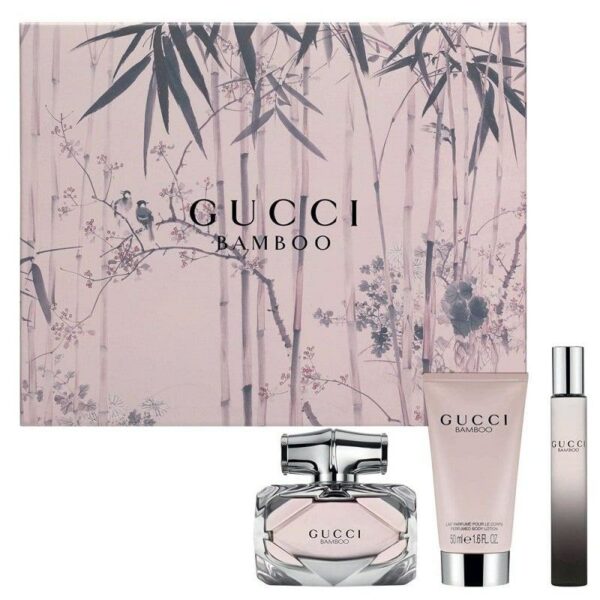 Gucci Bamboo Eau De Parfum Gift Set 3PC - Nuochoarosa.com - Nước hoa cao cấp, chính hãng giá tốt, mẫu mới