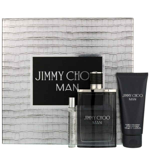 1202298 Jimmy Choo Man Eau De Toilette Spray 100ml Gift Set