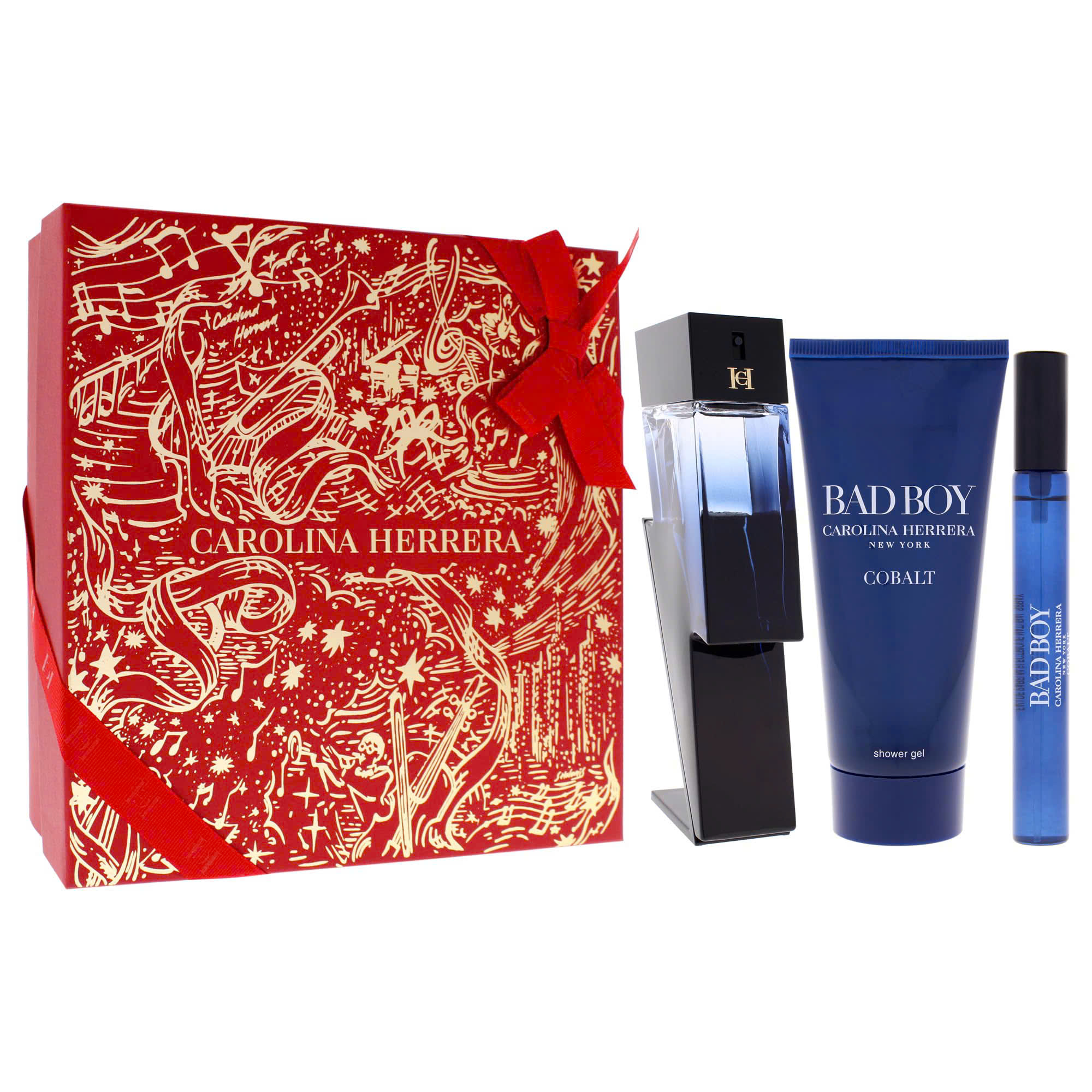 Carolina Herrera Bad Boy Cobalt Gift Set