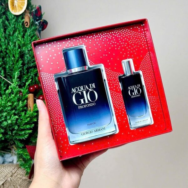 Giorgio Armani Acqua Di Gio Profondo Parfum Gift Set 4 - Nuochoarosa.com - Nước hoa cao cấp, chính hãng giá tốt, mẫu mới